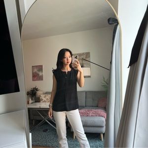 Jcrew sleeveless blouse